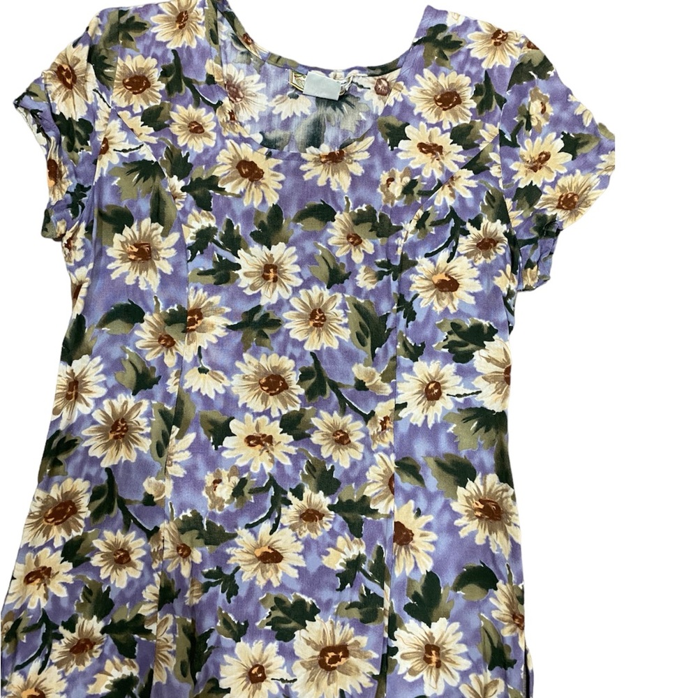 Cottagecore sunflower dress